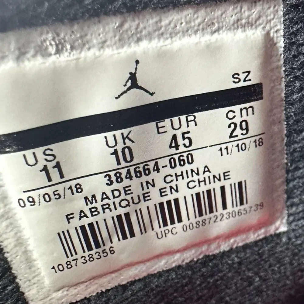 Air Jordan 6 Retro Infrared 2019 Black Size 11 - Authentic